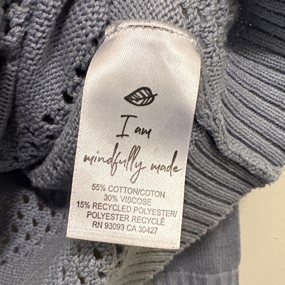 NIC+ZOE Light Purple Pointelle Sweater - Picture 7 of 7